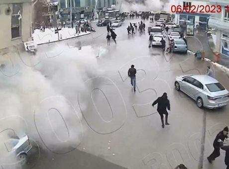 Elbistan'daki Deprem Anına Dair Korkutucu Görüntüler Ortaya Çıktı